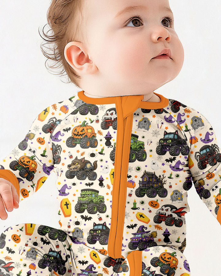 Spooky Monster Truck Bamboo Convertible Zippy