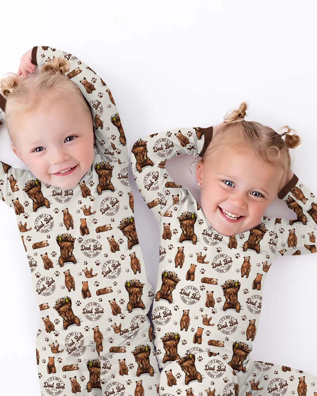 Daddy Bear It's Not A Dad Bod Bamboo Two Piece Long Sleeve Pajama Set