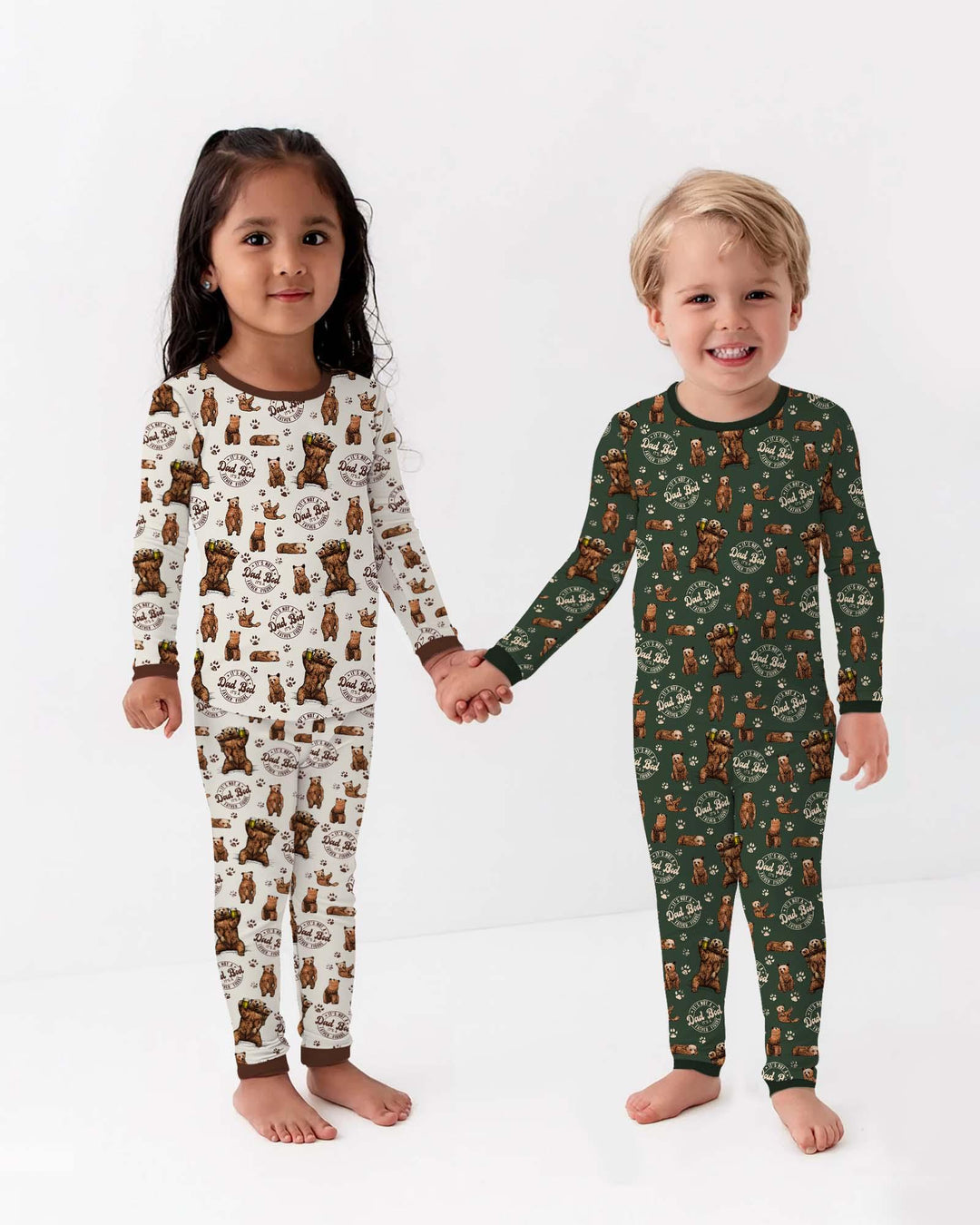 Daddy Bear It's Not A Dad Bod Bamboo Two Piece Long Sleeve Pajama Set