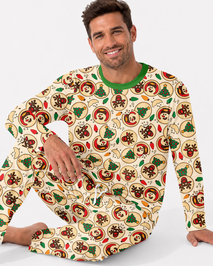 Christmas Sugar Cookie Bamboo Men's Pajama Set