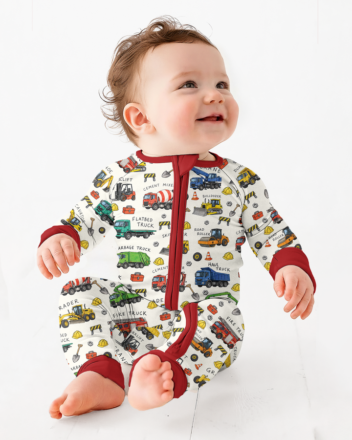 Construction Truck Bamboo Convertible Zippy