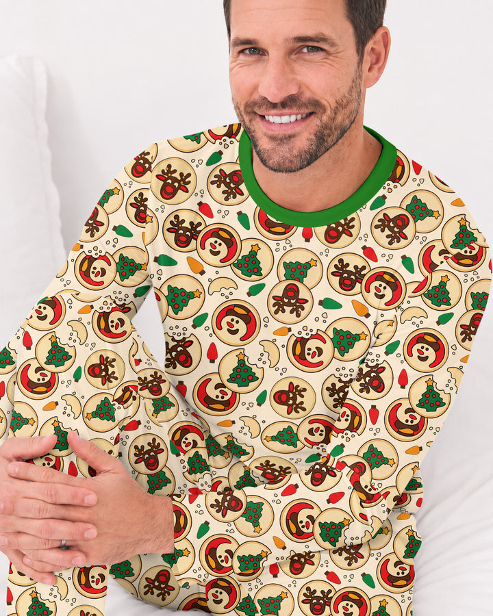 Christmas Sugar Cookie Bamboo Men's Pajama Set