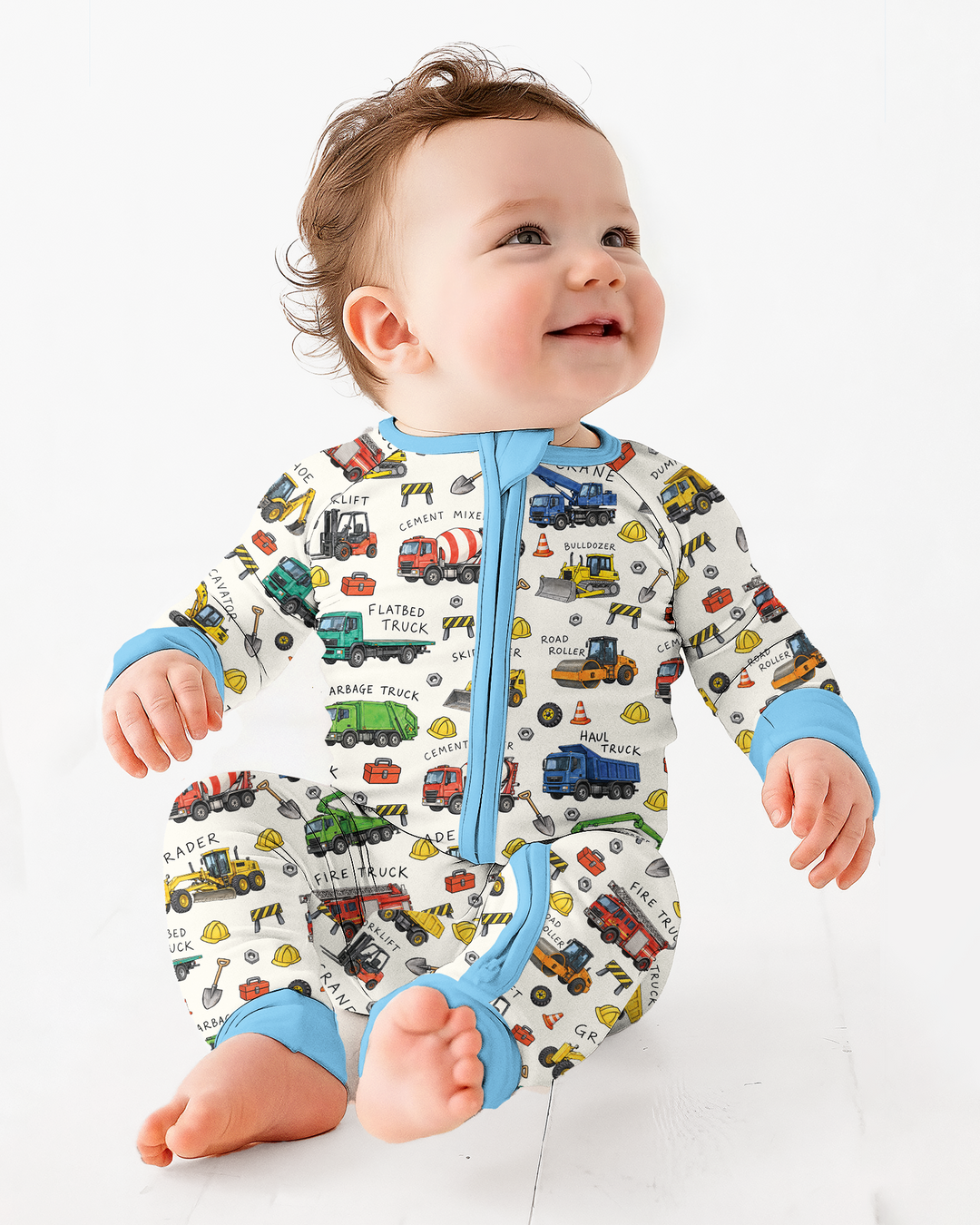 Construction Truck Bamboo Convertible Zippy