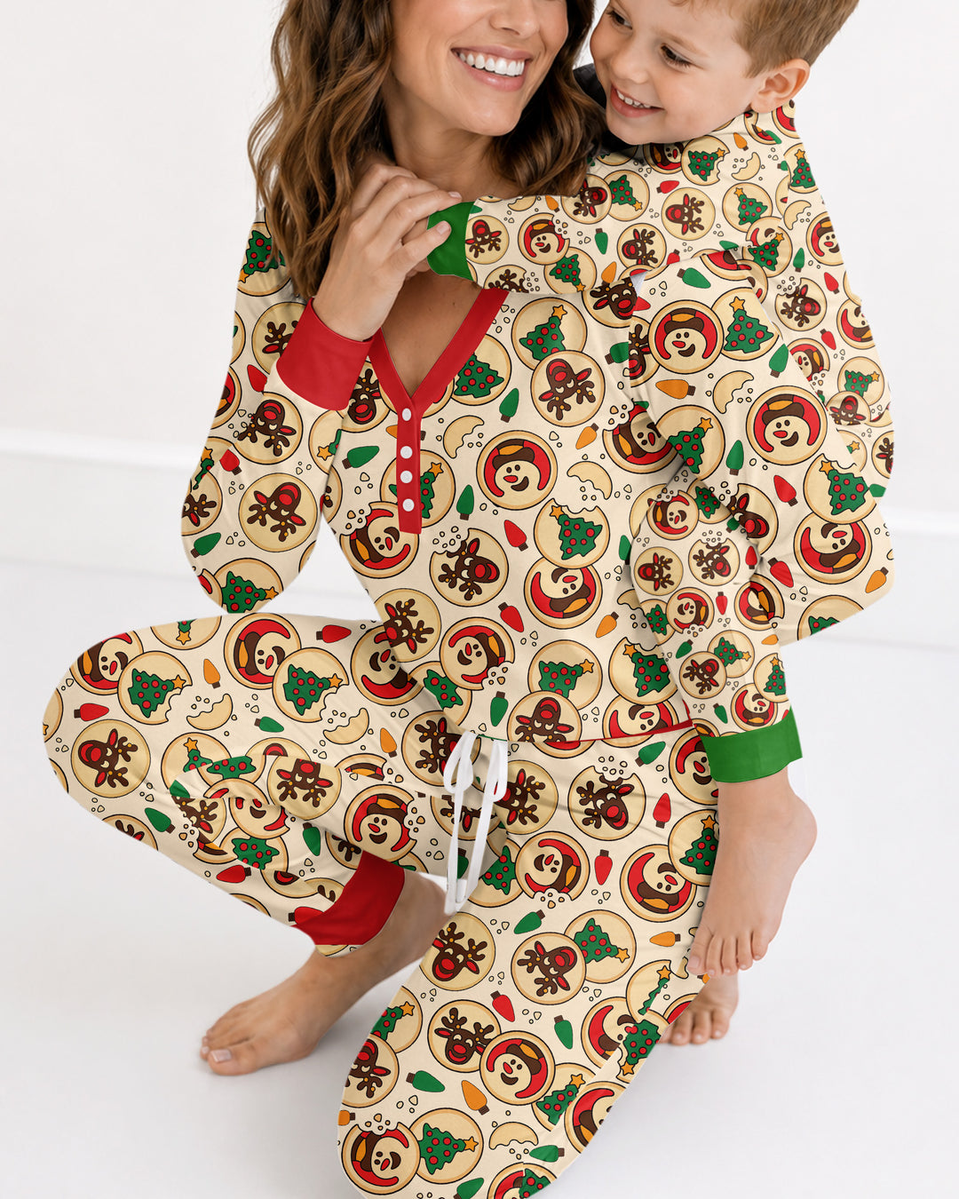 Christmas Sugar Cookie Bamboo Women Pajama Set