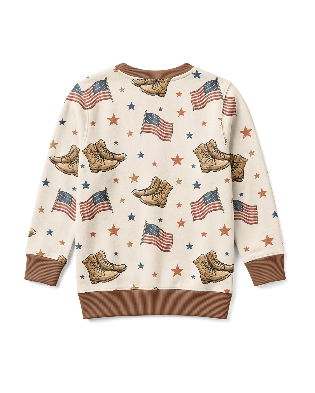 My Favorite Veteran Is My Grandpa Bamboo Crewneck Sweatshirt