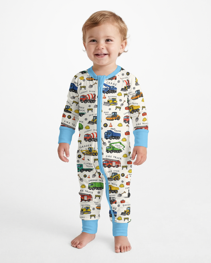 Construction Truck Bamboo Convertible Zippy