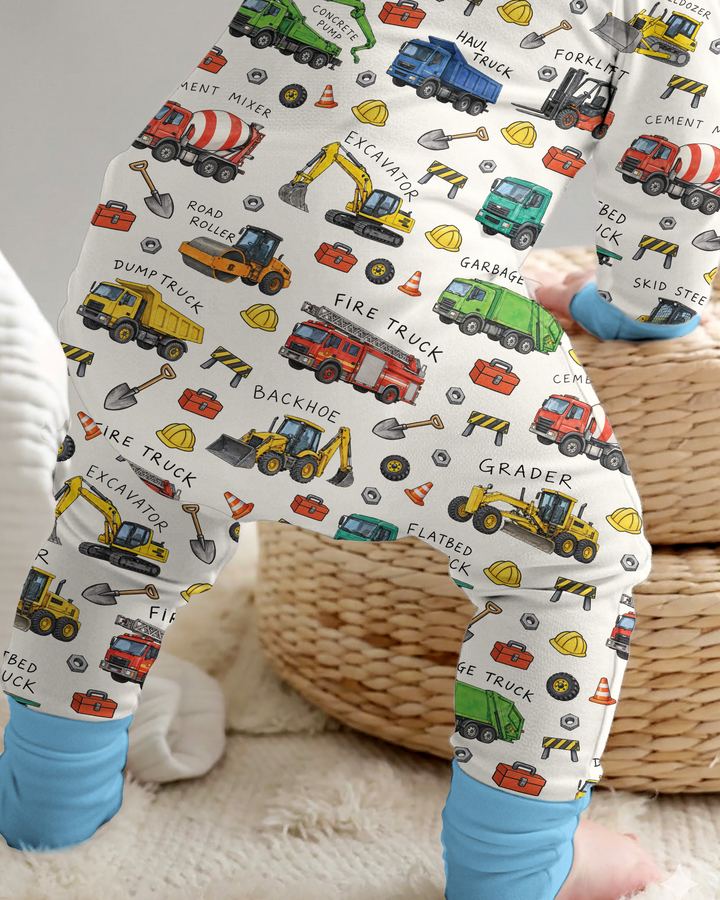Construction Truck Bamboo Convertible Zippy