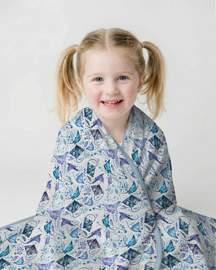 Ocean Dreams Drift Bamboo Blanket