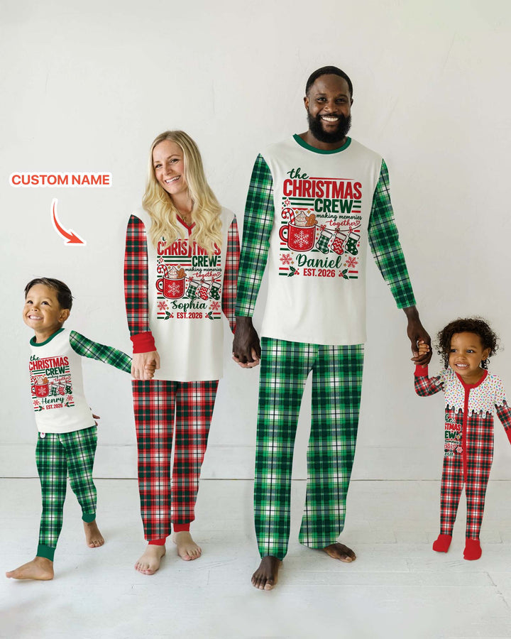 The Christmas Crew Custom Name Bamboo Convertible Zippy