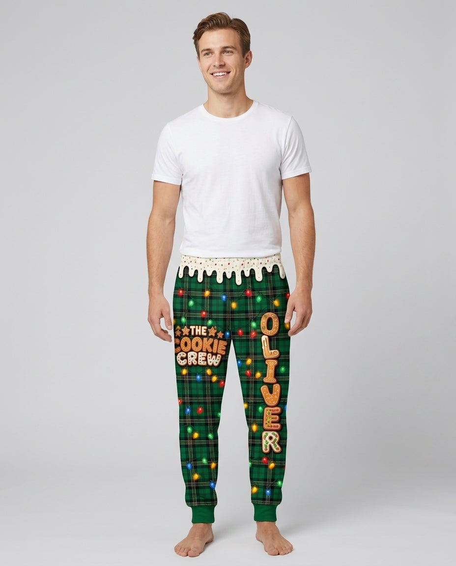 The Cookie Crew Custom Name Bamboo Men's Pajama Set