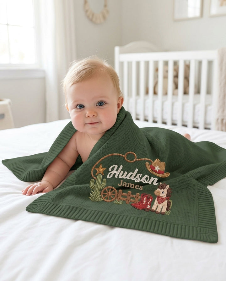 Cow Baby Cotton Blanket