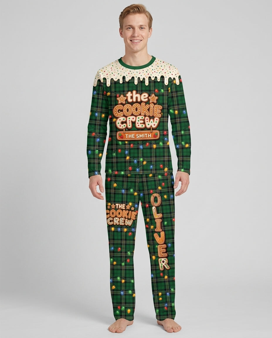 The Cookie Crew Custom Name Bamboo Men's Pajama Set