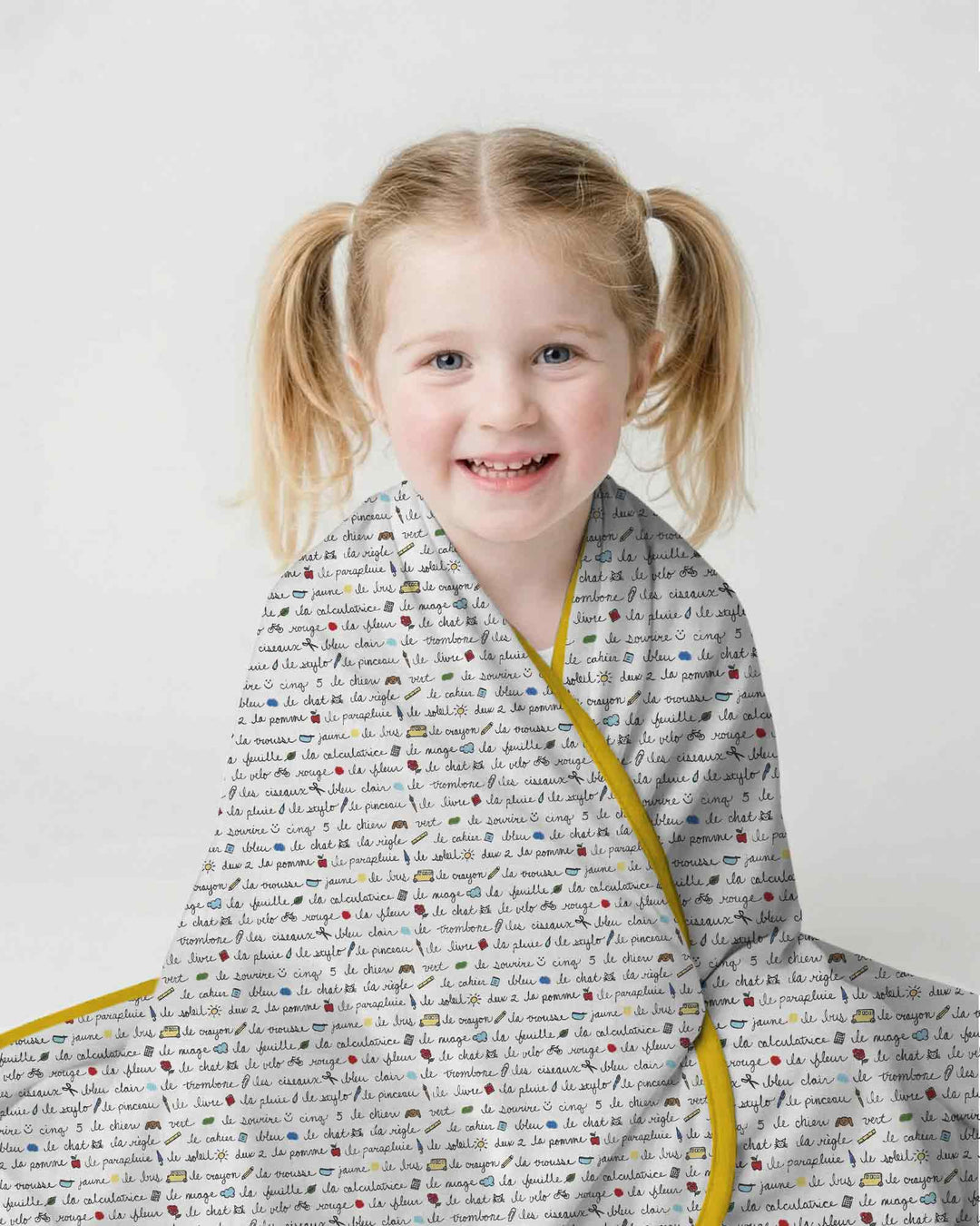 French Classroom Notes Bamboo Blanket