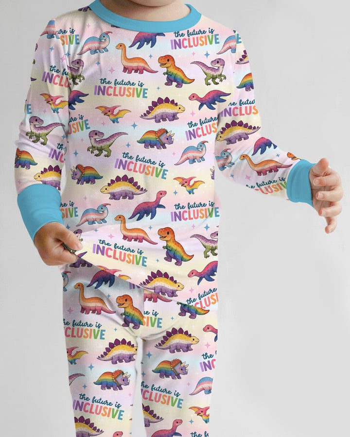The Future is Inclusive Bamboo Two Piece Long Sleeve Pajama Set