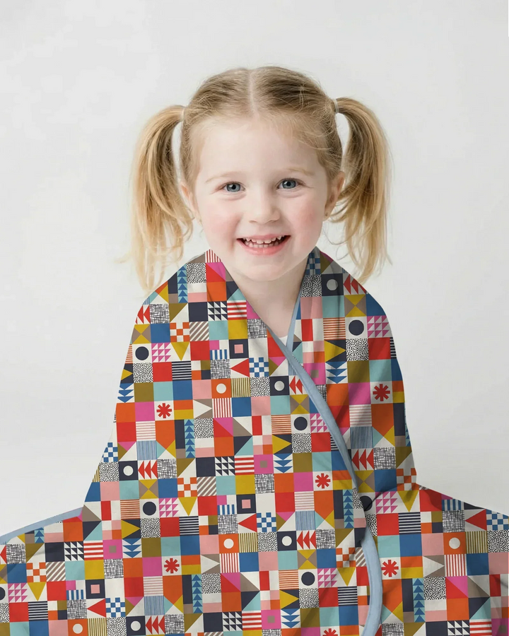 Playful Shapes Bamboo Blanket
