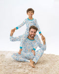 Doodle Passover Matching Family Bamboo Men's Pajama Set