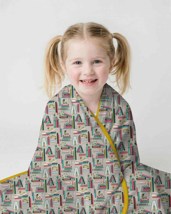 Bookworm Adventures Bamboo Blanket