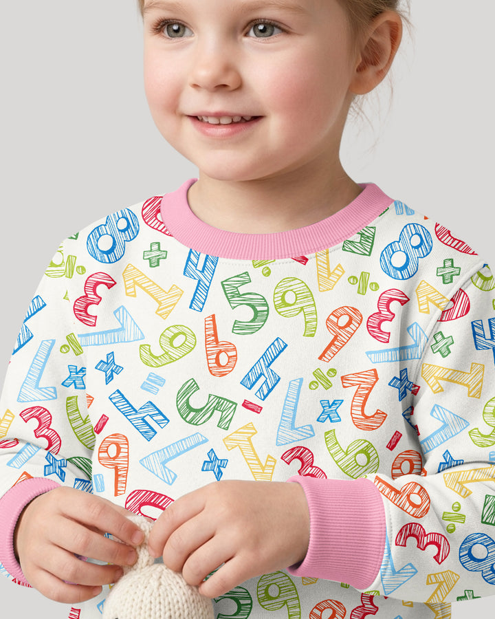 Math Doodles Bamboo Crewneck Sweatshirt
