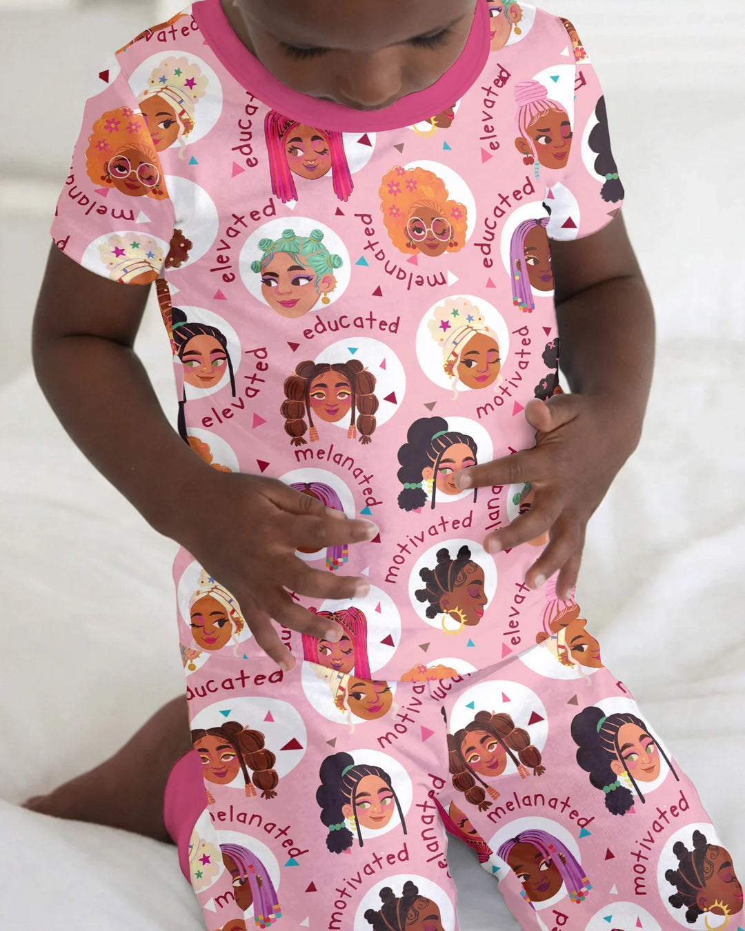 Little Queens Two Piece Short Sleeve Pajama Set