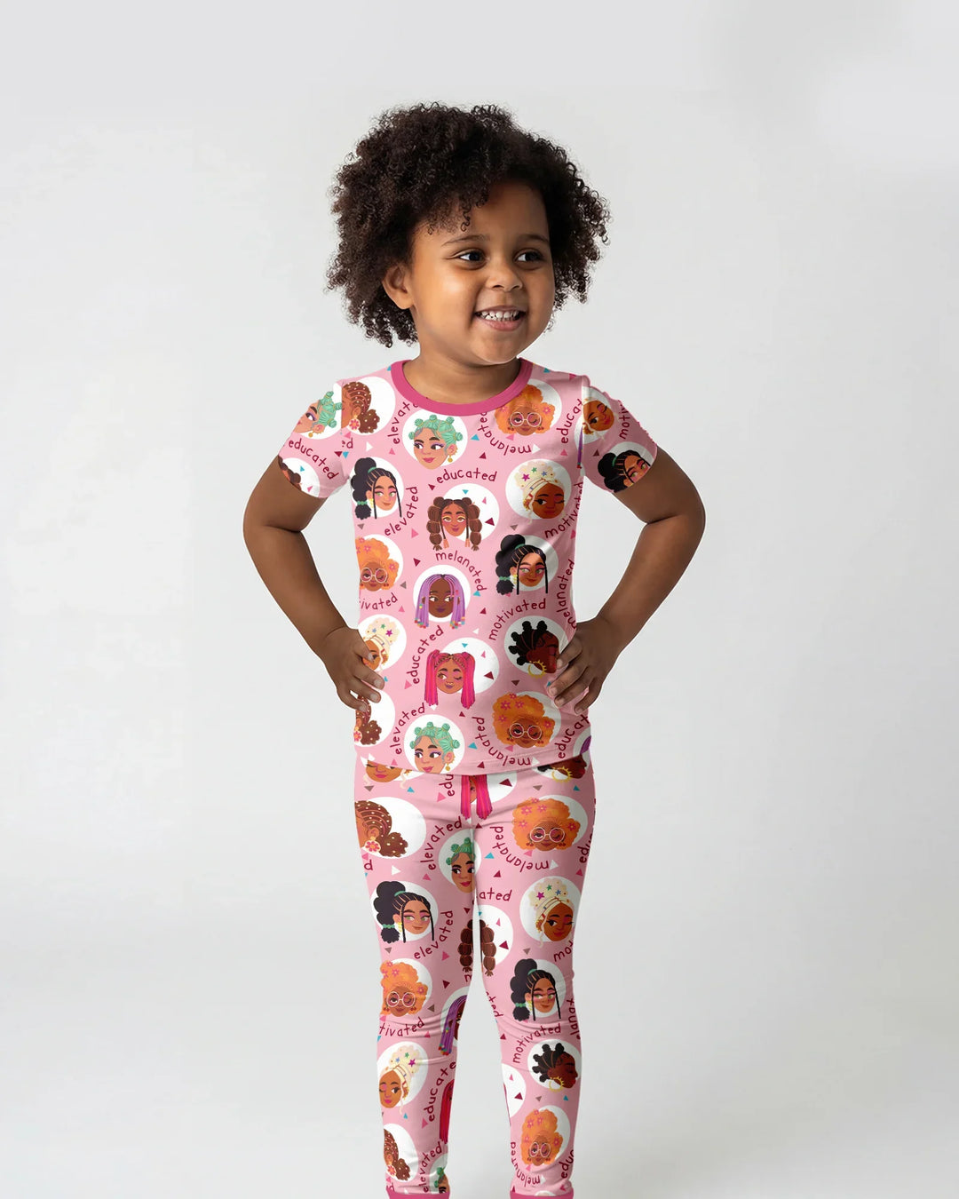 Little Queens Two Piece Short Sleeve Pajama Set
