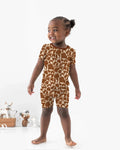 Wild Kingdom Bamboo Two Piece Short Sleeve Shorts Pajama Set