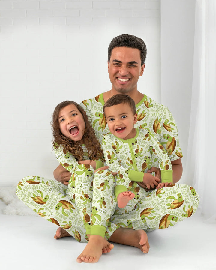 Father and Son Turtle Bamboo Convertible Zippy