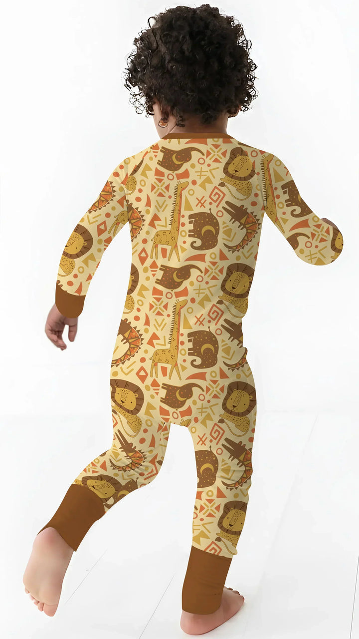 African Animals Spirit Bamboo Convertible Zippy