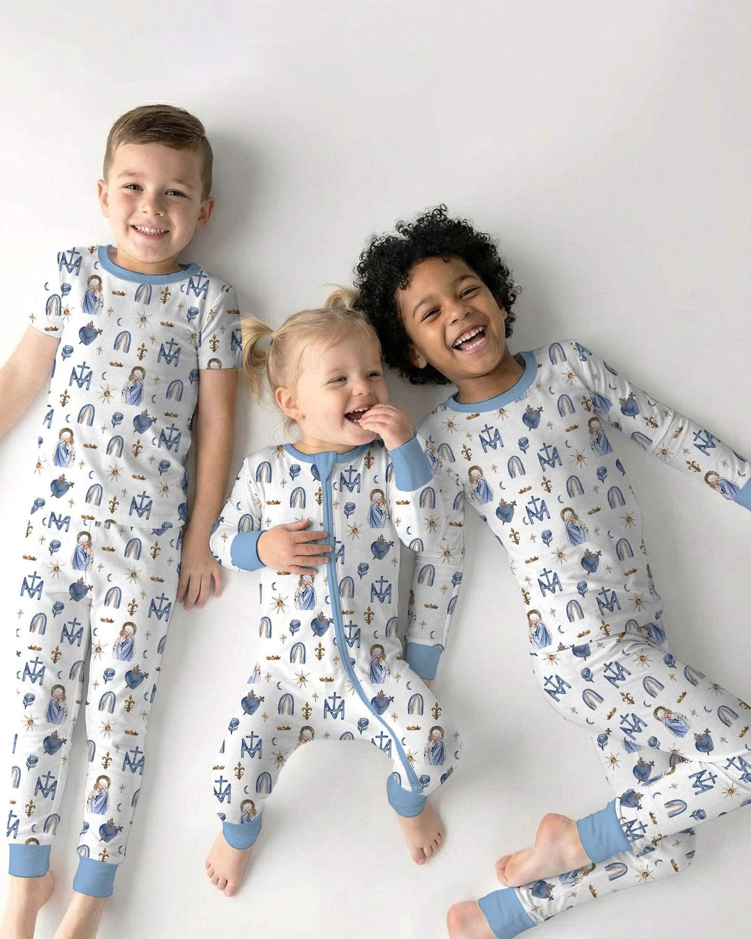 Little Ave Maria Bamboo Two Piece Long Sleeve Pajama Set