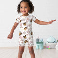 Afro African American Girl Bamboo Shorty Zippy