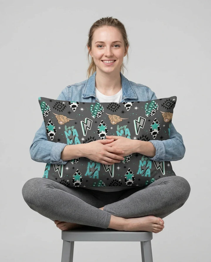 Western Mama & Me Matching Bamboo Pillow Case