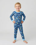 Blue Sail La Vie Family Matching Bamboo Two Piece Long Sleeve Pajama Set
