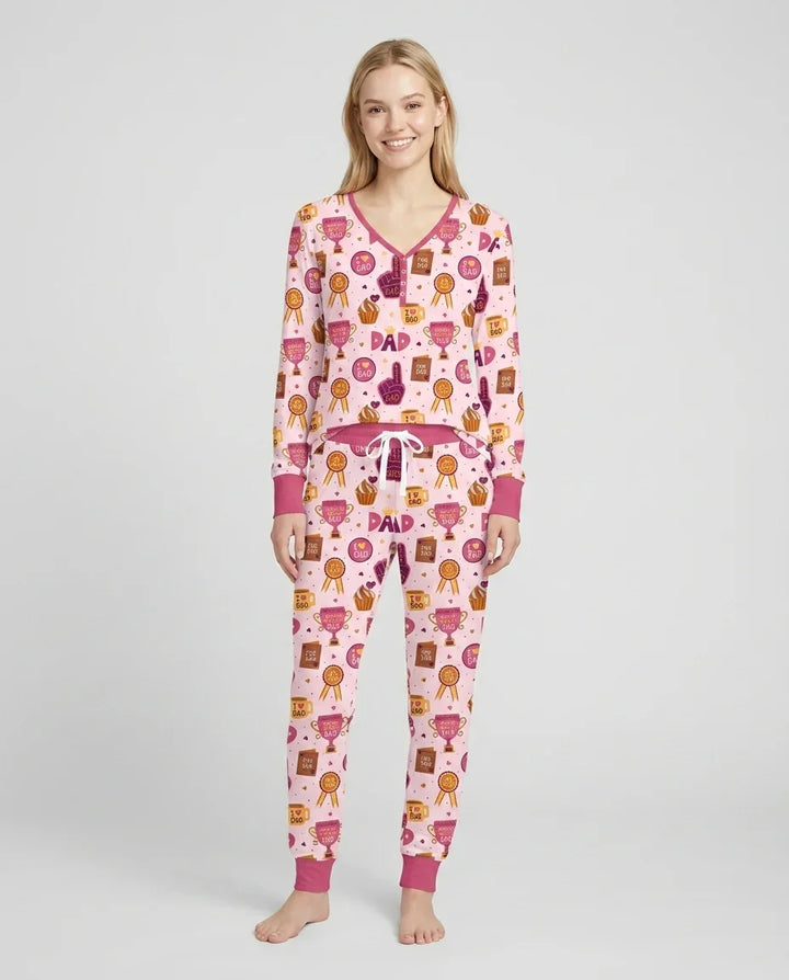 World's Best Dad Bamboo Women Pajama Set