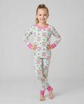 Turtley Over It Family Matching Bamboo Two Piece Long Sleeve Pajama Set
