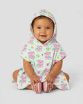 Turtley Over It Family Matching Bamboo Swim Poncho