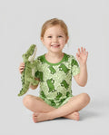 See you later, alligator! Bamboo Two Piece Short Sleeve Shorts Pajama Set