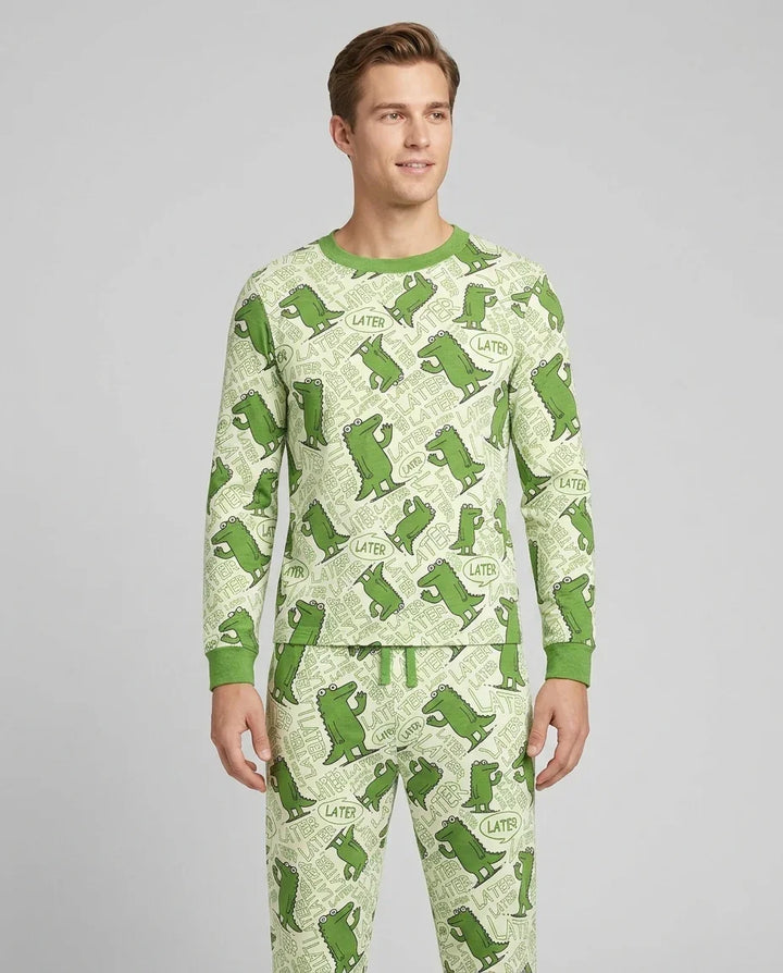 See you later, alligator! Bamboo Men's Pajama Set