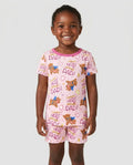 I Have A Hero Daddy & Me Matching Bamboo Two Piece Short Sleeve Shorts Pajama Set