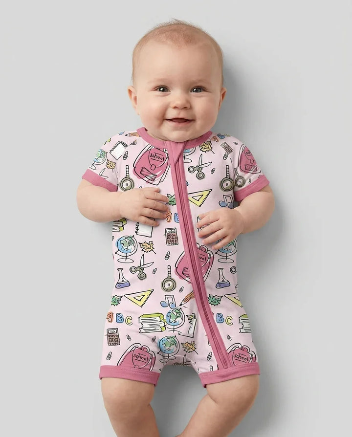 Doodle School Days Bamboo Shorty Zippy
