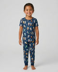 Animal Astronauts Bamboo Two Piece Short Sleeve Pajama Set