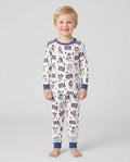 One Nation One Team Bamboo Two Piece Long Sleeve Pajama Set