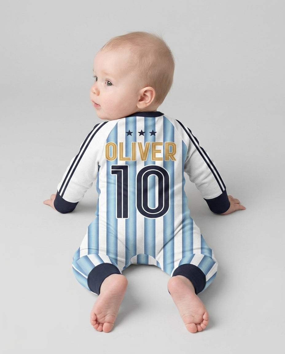 Custom Name Argentina Spirit Bamboo Convertible Zippy