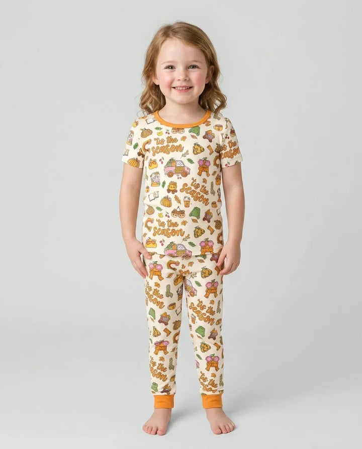 'Tis The Season Bamboo Two Piece Short Sleeve Pajama Set