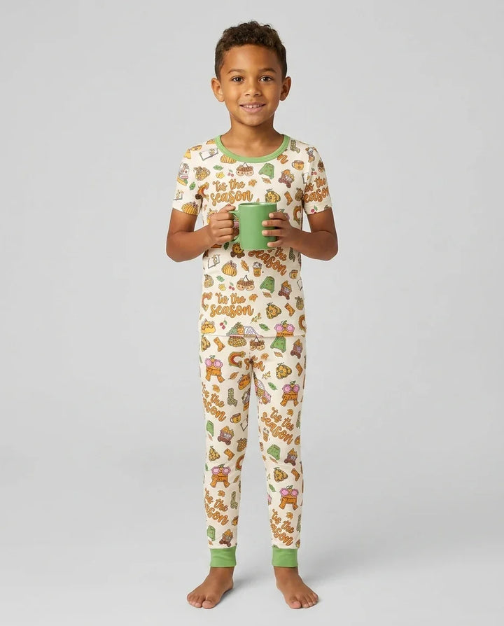 'Tis The Season Bamboo Two Piece Short Sleeve Pajama Set