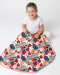 Pomegranate Blessings Night Family Matching Bamboo Blanket