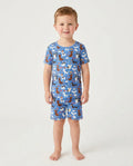 Dapper Dogs Bamboo Two Piece Short Sleeve Shorts Pyjamas Set