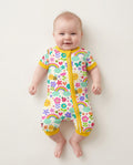 Summer Sunshine Bamboo Shorty Zippered Romper