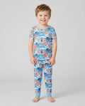 Little Beach Day Bamboo Two Piece Short Sleeve Pajama Set