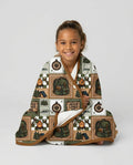 Camping Jesus Loves Me Bamboo Blanket
