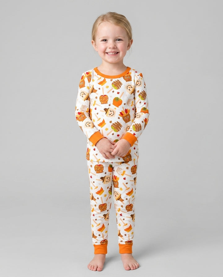 Template Bamboo Two Piece Long Sleeve Pyjamas Set