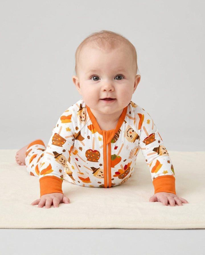 Fall Caramel Apple Family Matching Bamboo Convertible Zippy